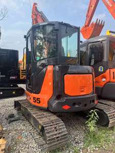 Mini pelle d'occasion HITACHI ZX55USR de 5 tonnes d'origine japonaise ZX55 Hitachi ZX70 ZX60 ZX55 vente au comptant - Product Image 5