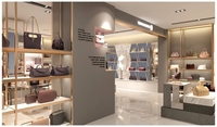 Étagères de magasin de sacs de design d'intérieur Présentoir de sacs pour magasin Présentoir de sacs et de chaussures Vitrine de magasin