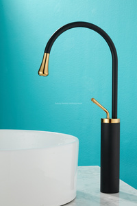 <span class=keywords><strong>Robinet</strong></span> <span class=keywords><strong>de</strong></span> lavabo <span class=keywords><strong>de</strong></span> salle <span class=keywords><strong>de</strong></span> bain en laiton noir et or Art <span class=keywords><strong>Robinet</strong></span> <span class=keywords><strong>de</strong></span> lavabo à <span class=keywords><strong>col</strong></span> <span class=keywords><strong>de</strong></span> <span class=keywords><strong>cygne</strong></span> en forme <span class=keywords><strong>de</strong></span> goutte d'<span class=keywords><strong>eau</strong></span> <span class=keywords><strong>froide</strong></span> et chaude - Product Image 2