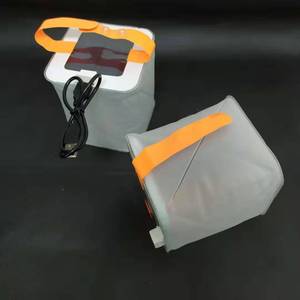 Foldable Solar Powered Camping <b>Light</b> 5V 1W With Flashlight Outdoor Emergency Lighting Portable Backpack Lamp - Product Image 1