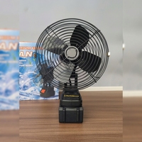 Ventilateur métallique 8 pouces le plus vendu, doté de pales métalliques et d'une grille en maille métallique renforcée ; sortie de charge USB en option disponible.
