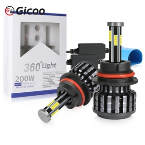 GICOO X6S Ampoules de phares <span class=keywords><strong>LED</strong></span> <span class=keywords><strong>pour</strong></span> voiture H4 H7 H11 6 côtés auto <span class=keywords><strong>led</strong></span> 9005 9006 9004 9007 <span class=keywords><strong>pour</strong></span> voiture <span class=keywords><strong>moto</strong></span> - Product Image 1