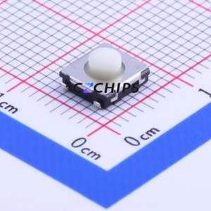 EVQQ2B03W Tactile Switch SMD,6x6.5mm Switch Single Pole Single Throw Round Button 50gf Vertical Mount - Product Image 1
