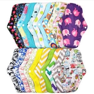 Serviette hygiénique en tissu pour femmes, respirante, réutilisable, lavable, en charbon de bambou, super absorbante - Product Image 1