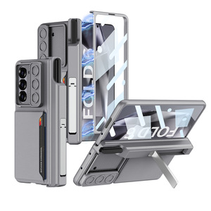 Para <span class=keywords><strong>Samsung</strong></span> <span class=keywords><strong>ZFold</strong></span> 6 7, bisagra de succión magnética plegable, soporte de ventana de empuje, caja de bolígrafo, película, ranura para tarjeta integrada, funda para teléfono - Product Image 6
