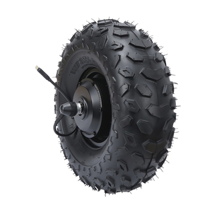 3-5km/s 140km/h fırçasız dişli göbek motoru 14.5 inç Off-Road elektrikli Motor tekerlek arabası Robot sepeti için - Product Image 4