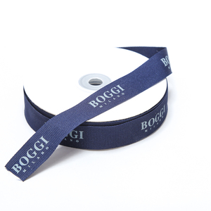 Nastro in Tessuto Grosgrain Opaco a Tinta Unita con Logo Personalizzato 4cm, 28mm/25mm, Monofacciale, Lussuoso, Ecologico, 100% Poliestere - Product Image 5