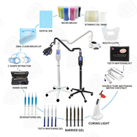 Promotion : Lampe LED laser à bras rotatif 60W pour blanchiment dentaire – Appareil de blanchiment des dents noir