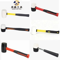 Marteau en caoutchouc pour la construction, marteau artisanal pour l'installation de carreaux de sol, outils à main de haute qualité, manche en fibre de verre OEM, PVC