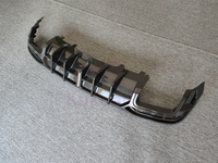Utilisé pour le 20-22 ans Audi A4 S4 RS4 B9.5 kit de carrosserie de diffuseur arrière éclairé en fibre de carbone sec de haute qualité
