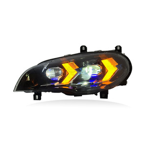 Gruppo Fari Anteriori per BMW X5 E70 07-13 con Luci Diurne a Doppia Modalità 12V - Product Image 5
