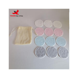 Tampons démaquillants jetables en coton rond, en fibres de bambou naturelles, doux, de haute qualité, à prix bas, pour approvisionnement mixte - Product Image 2