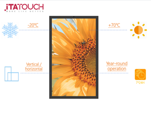 จอแสดงผลดิจิทัล LCD สำหรับภายนอกอาคาร ขนาด 32/43/55/65 นิ้ว แนวตั้งและแนวนอน สำหรับการโฆษณาในร้านค้าและเชิงพาณิชย์ - Product Image 5