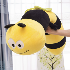 Factory Direct <strong>Big</strong> <strong>Bee</strong> Plush Toy Custom Long Strip Honey <strong>Bee</strong> Stuffed Animal Cute Cartoon <strong>Bee</strong> Body Pillow for Wholesale - Product Image 3