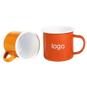 Tasse en émail vintage avec mesures indiquées, mugs vierges pour sublimation, logo personnalisé, 1000ml 500ml 360ml 16oz 7cm - Product Image 1