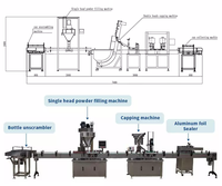 Distributeur automatique de crème glacée, nouveau type de pots de bouteilles, machine de remplissage de poudre et de capsulage