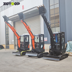 무료 배송 미니 굴삭기 <span class=keywords><strong>2</strong></span>.5 톤 EPA 유로 5 Kubota 엔진 크롤러 굴삭기 농장 사용 1 톤 <span class=keywords><strong>2</strong></span> 톤 홈 미니 굴삭기 기계 - Product Image 6