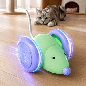 Juguete Eléctrico Interactivo para Gatos, Ratón con Obstáculos, Recargable por USB, Movimiento Automático para Gatos de Interior - Product Image 1