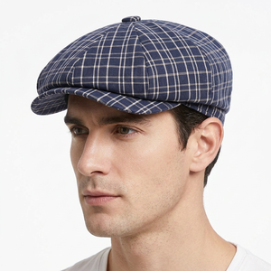 OEM ODM FACTORY Vintage Retro Plaid Ivy Newsboy Caps New Autumn Winter <b>Beret</b> Hats for Men Women Casual Party Street Formal Wear - Product Image 5