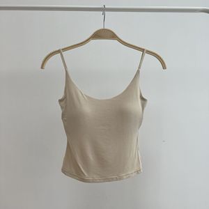 Bm mùa hè thời trang sexy yếm hot-bán phương thức rắn màu dệt kim bên trong hàng đầu cho phụ nữ với Built-in Bra Pads Tank Top - Product Image 3