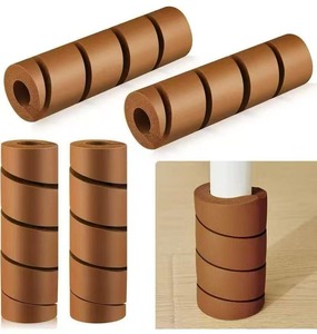 ปลอกหุ้ม<span class=keywords><strong>ขา</strong></span>เฟอร์นิเจอร์โฟม NBR สีน้ำตาลพรีเมียม ขนาด 6*1.6 นิ้ว  แบบเกลียว  วัสดุเป็นมิตรกับสิ่งแวดล้อม  นุ่ม  สำหรับเก้าอี้ โต๊ะ  ป้องกันการกระแทก  เพิ่มความปลอดภัย - Product Image 1