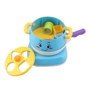 EPT Toys New Electronic Plastic Cooking Toys Stove with Light and Sound Baby Kitchen Set Toy