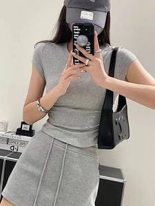 2025 Nueva camiseta <span class=keywords><strong>de</strong></span> alta calidad <span class=keywords><strong>de</strong></span> verano para <span class=keywords><strong>mujer</strong></span>, camiseta <span class=keywords><strong>de</strong></span> manga larga para gimnasio, ropa <span class=keywords><strong>de</strong></span> entrenamiento para Yoga y correr - Product Image 4