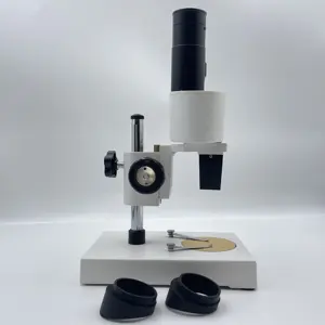 Apparecchiatura educativa di buona qualità microscopio Stereo binoculare Zoom 10x 5X microscopio Stereo elettronico binoculare