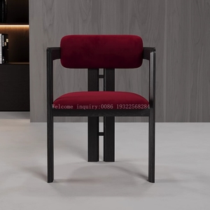 Materiale di buona qualità europea in legno massiccio sala <span class=keywords><strong>da</strong></span> pranzo ristorante prato <span class=keywords><strong>cucina</strong></span> balcone in legno rosso <span class=keywords><strong>sedie</strong></span> <span class=keywords><strong>da</strong></span> pranzo con braccio - Product Image 2