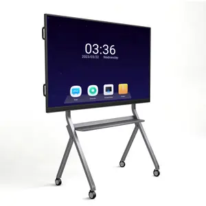 强力硬件大尺寸智能板教育互动白板液晶65英寸智能白板互动教室