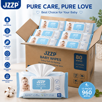 Lingettes pour bébés de qualité hospitalière pour les soins intensifs néonatals et les nouveau-nés sensibles Lingettes nettoyantes à l'eau ultra pure