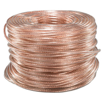 Câble Terre Nu Isolé PVC 10mm à Brins de Cuivre Tressés de 50 mm² pour Applications Souterraines – Direct Usine