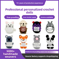 Cadeau de Thanksgiving : Lapin en Crochet Fait Main Écologique, Mignon et Amusant, pour un Soutien Émotionnel et Inspirant