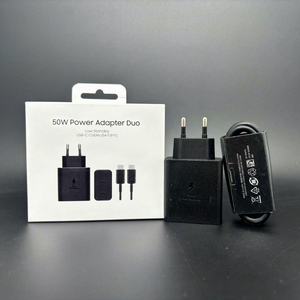 ชุดอุปกรณ์ชาร์จโทรศัพท์มือถือแบบเร็วมาตรฐาน EU 50W พร้อมพอร์ต Type-C PD50W และสายชาร์จ 2 เส้น - Product Image 4