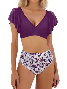 Traje de Baño Bikini de Dos Piezas Sexy para Mujer, Estilo Europeo Americano, a la Moda, para Verano y Playa - Product Image 4