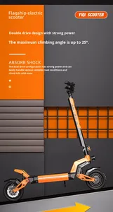 Envío Gratis a la UE, Reino Unido y EE. UU., OOTD T10, Scooter Eléctrico Plegable Todoterreno, Trotinette Electrique, Patineta Eléctrica para Adultos - Product Image 6
