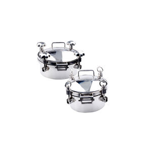 KQ SS304 316 thép không gỉ vệ sinh hình bầu dục/hình elip áp lực cao manway Bìa Gasket bể nước Vòng 20 inch cửa cống Bìa - Product Image 5