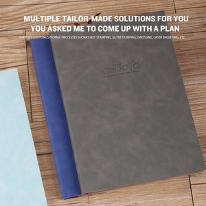 Diario di viaggio pratico personalizzato in pelle sintetica A5 <span class=keywords><strong>A6</strong></span> B5 per taccuino con copertina rigida morbida per regali per la scuola di ufficio - Product Image 4