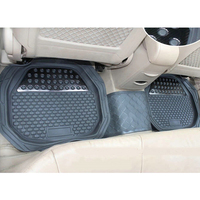 Tapis de Sol de Voiture Ajustés en PVC Durable, Accessoires Auto, Lot de 4 Pièces