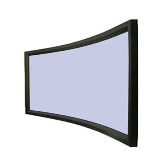 180-Degree Anti-Light Arc Projection Metal Hard Curtain for Exhibition Use