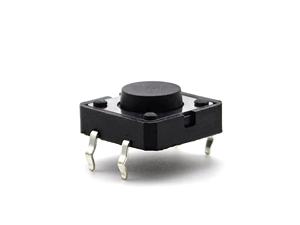 สวิตช์สัมผัส12X12mm 4P H = 5.0มม. ด้ามจับสีดำจุ่ม - Product Image 6