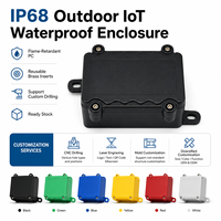 Boîtier étanche IoT extérieur IP54 personnalisé pour le perçage CNC, en plastique PC multicolore, pour appareils électroniques intelligents