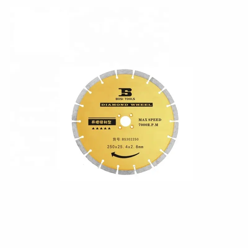 250mm Professional Power Tools Cutting Disc