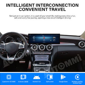 Écran de voiture <span class=keywords><strong>Android</strong></span> Classe C W204 14,9 pouces CarPlay sans fil <span class=keywords><strong>Android</strong></span> <span class=keywords><strong>Auto</strong></span> Bluetooth Lecteur DVD de voiture pour écran Mercedes Benz - Product Image 4