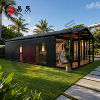 Maison conteneur extensible certifiée CE de 40 pieds, préfabriquée, moderne, 3 chambres, pour le marché européen