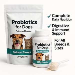Probiotique quotidien solide OEM pour chats et chiens - Soutien immunitaire, santé digestive, probiotique à l'huile de poisson, formule française complète pour animaux de compagnie - Product Image 1