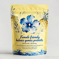 Gummies personnalisées pour l'équilibre féminin : Probiotiques premium, extrait vaginal, vitamines et probiotiques pour l'équilibre du pH féminin