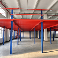 Vorgefertigte Lager-Zwischenebene Holzdeck-Plattform Direkt ab Werk Abnehmbare & Versetzbare Lager-Zwischenebene