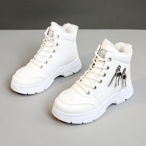 Zapatos de Invierno 2026 al por Mayor, de Algodón con Forro de Felpa, Tacón Plano, Tipo Botín, Impermeables, con Cierre de Cordones - Product Image 5