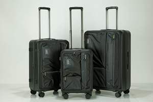 Vente directe usine : Valise thermoformée en PC, best-seller, avec poche avant et chariot en aluminium pour une organisation optimale - Product Image 2